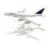 Delta airplane model toy diecast Jet Boeing 747 Passenger plane